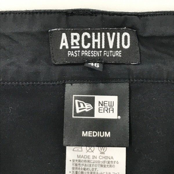 ARCHIVIO アルチビオ ×NEW ERA スウェット パンツ ブラック系 46