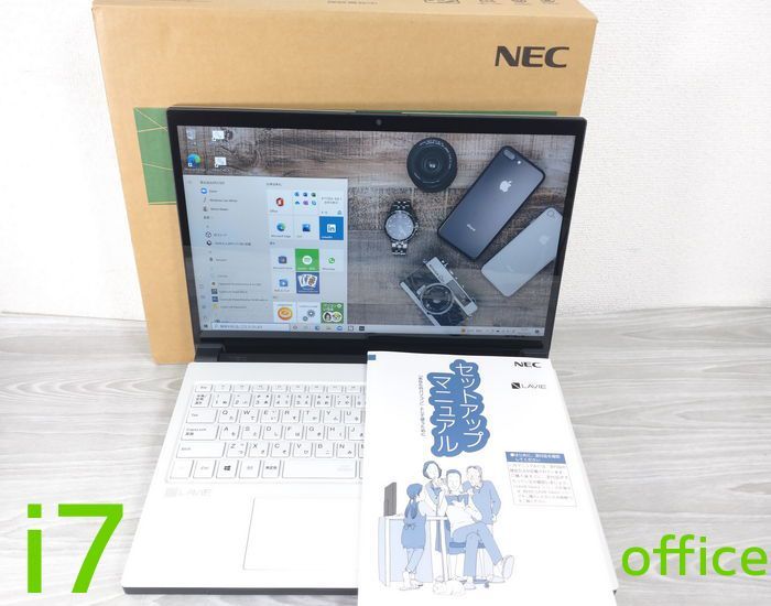 ノートパソコン 美品中古 i7 office windows11選択可 Aランク 2018年製