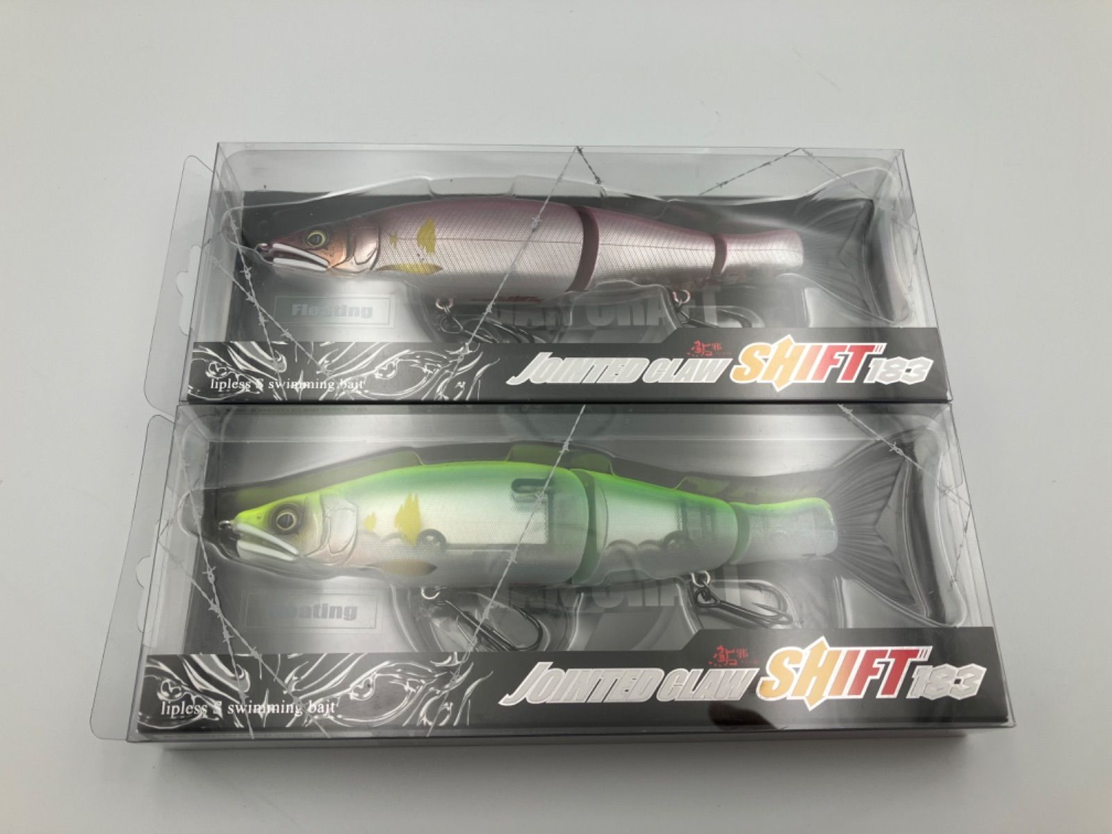 ∵ GAN CRAFT ガンクラフト| JOINTED CLAW SHIFT 183 ジョインテッドクローシフト183 2個セット ルアー