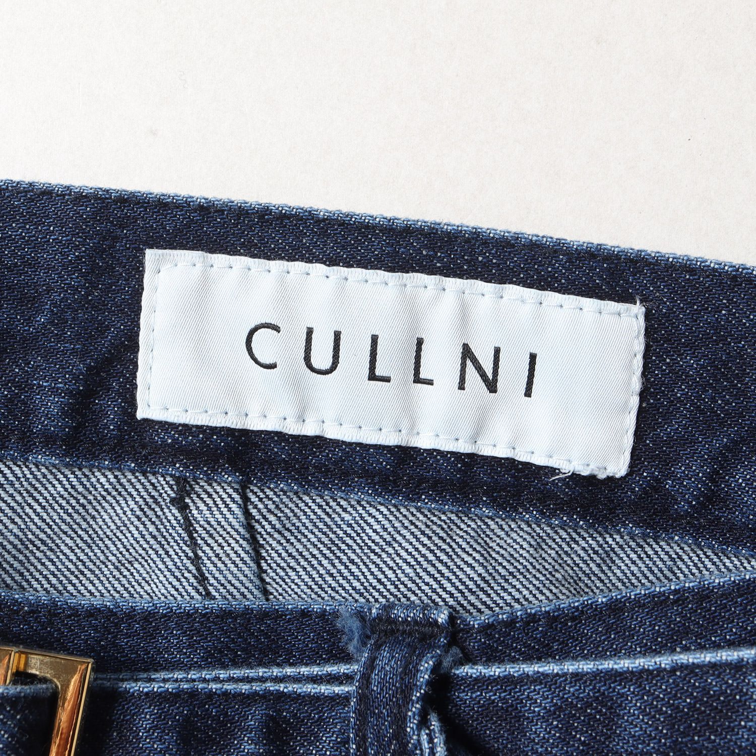 CULLNI クルニ パンツ サイズ:2 23SS バイカラー ベルテッド 