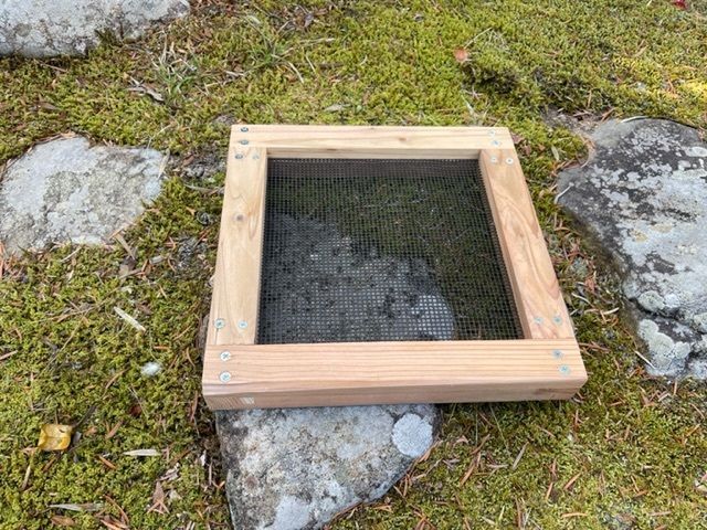 観察窓3窓付 三角バーすのこ