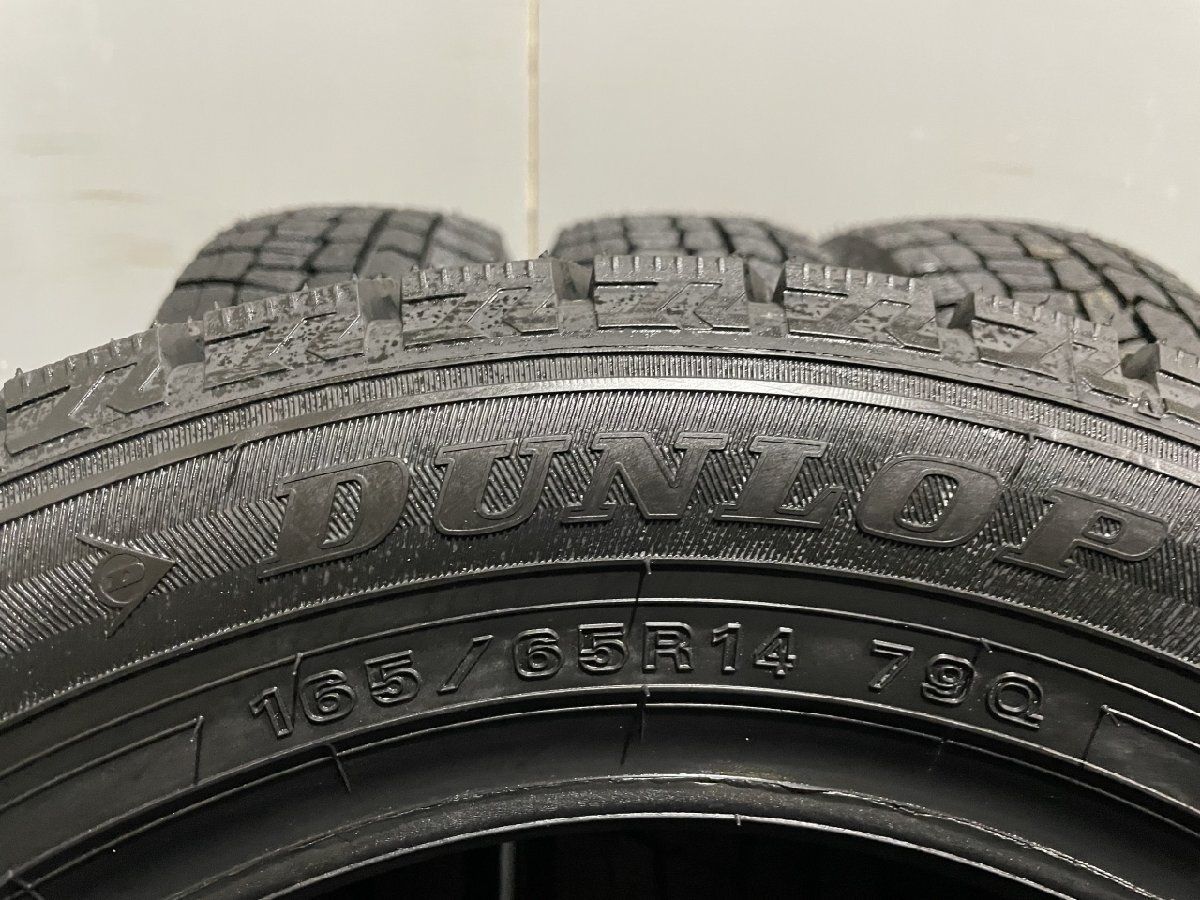 DUNLOP 新品 DUNLOP WINTERMAXX WM02 165/65R14 14インチ スタッドレス 4本 22年製 ソリオ ルーミー タンク トール等　(MTP166)