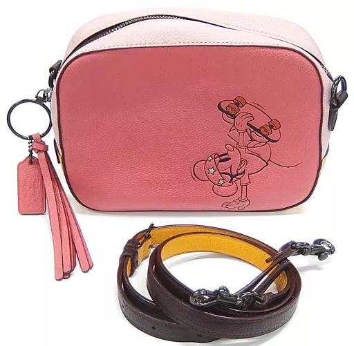雑貨　[破損品] ミッキーマウス カメラ バッグ ウィズ スケートボード 「ディズニー×COACH(コーチ) The Play コレクション」 中古】雑貨 ミッキーマウス カメラ バッグ ウィズ スケート