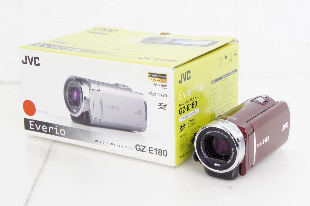 中古】JVC Victorビクター エブリオEverio ビデオカメラ GZ-E180 - メルカリ