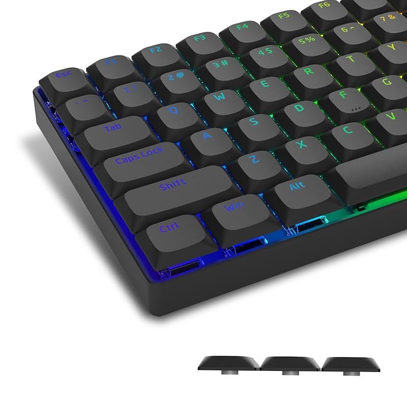 XVX 118キー キーキャップ PBTキーキャップ カスタムキーキャップ ロープロファイル 100%、75%、65%、60%のキーボード対応 ユニバーサルタイプ（ブラック） 1