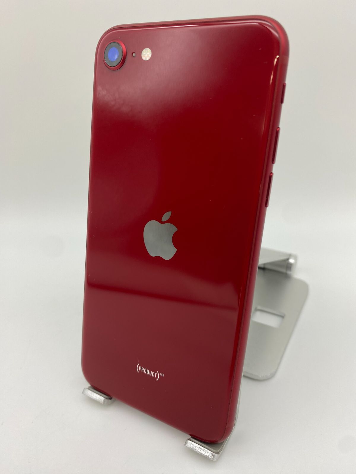 242★美品★iPhoneSE3 256GB レッド/純正新品バッテリー100% ムスビー｜490☆極美品☆iPhone SE3 256GBレッド/シムフリー