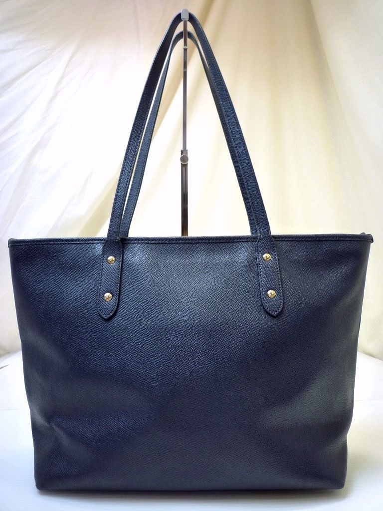 コーチ COACH シティジップ レザー トートバッグ ネイビー A4 コーチ COACH バッグ トートバッグ ショルダー ネイビー
