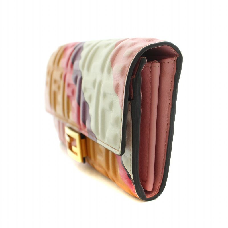 かこFendi バゲット　コンチネンタル財布 FENDI - FENDI 長財布 二つ折り コンチネンタル ウォレット