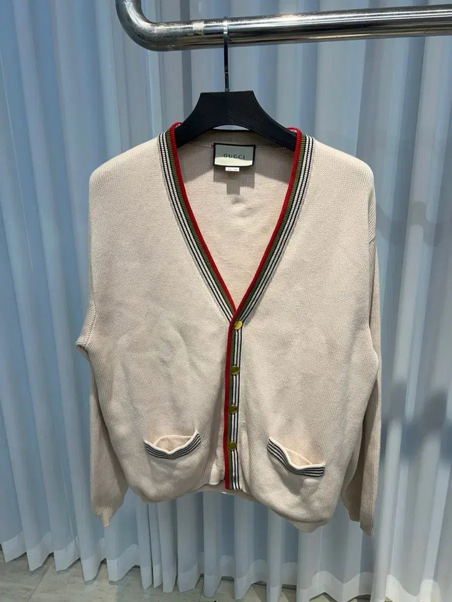 L 626268 GUCCI グッチ メンズ ドライ 松 ニット セーター カーディガン