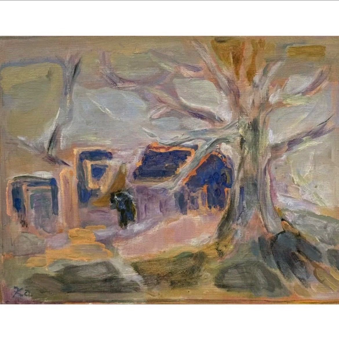 赤塚一三 ブルージュ 油彩 2010〜2012年作 共シール 写実画壇会員 主体美術展佳作賞 個展 パリ 名古屋画廊