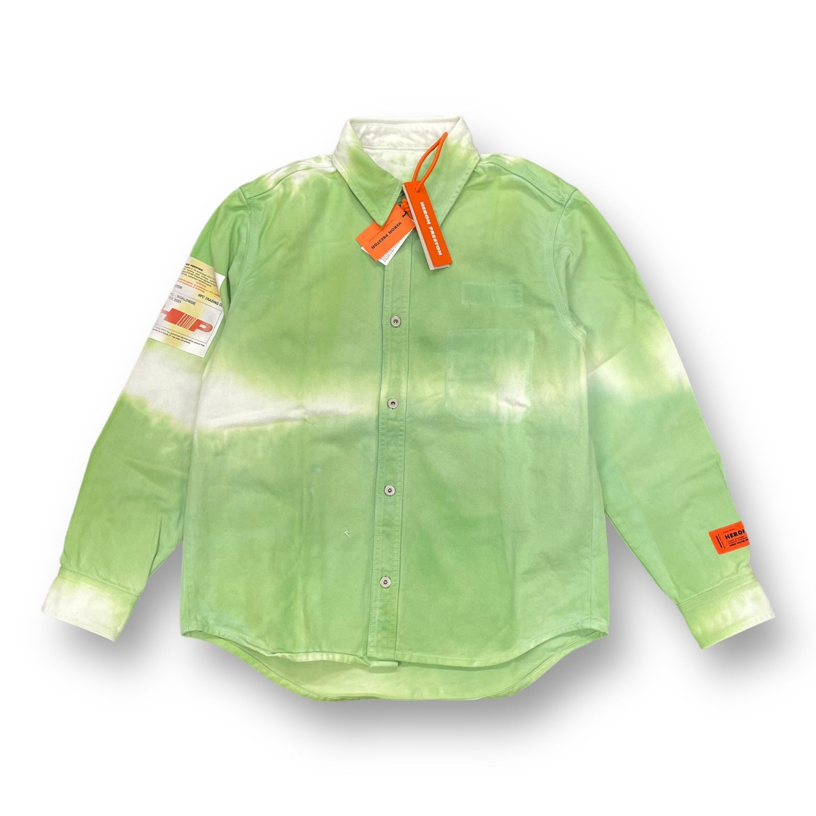 未使用品 HERON PRESTON 21AW タイダイ デニム シャツ ジャケット