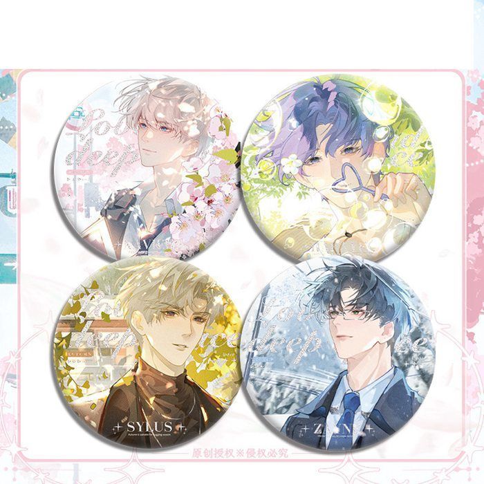 缶バッジ バッジ 恋と深空 75mm 祁煜（ホムラ） 沈星回（セイヤ