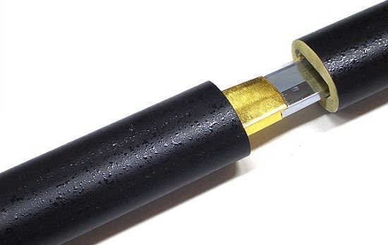 新品】 尾形刀剣 ZT-3 座頭市 仕込み 杖 楕円黒石目鞘