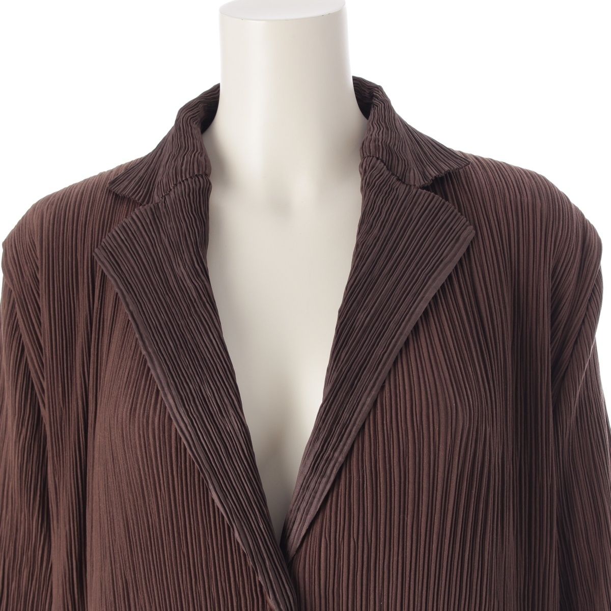 ISSEY MIYAKE その他コート IM14FA904 イッセイミヤケ プリーツ ロング コート カーディガン IM14FA904
