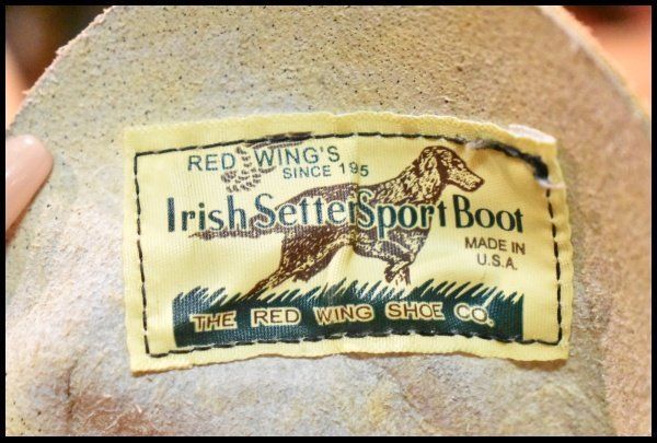 RED WING 8173 8E 犬タグ新品 RED WING レッドウィング 8173 90s 四角犬タグ スエード アイ