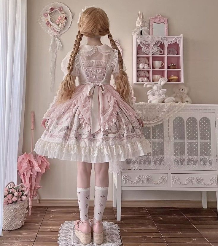 ワンピース ノースリーブ ロリータ ファッション ゴスロリ