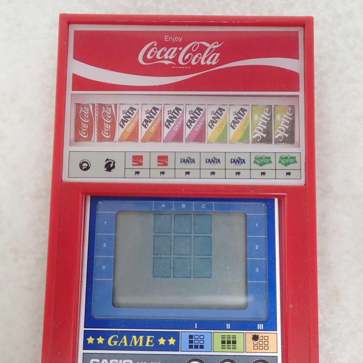 動作未 Coca-Cola CASIO ゲーム 電卓 MG-777