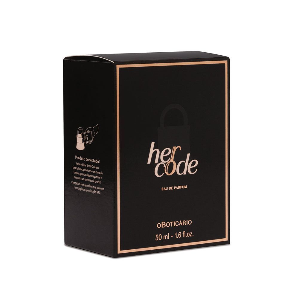 オ ボチカリオ ハーコード オードパルファム 女性用 香水 EDP 50ml O Boticário Her Code Eau de Parfum USTAUSTRALIA_COM_AU