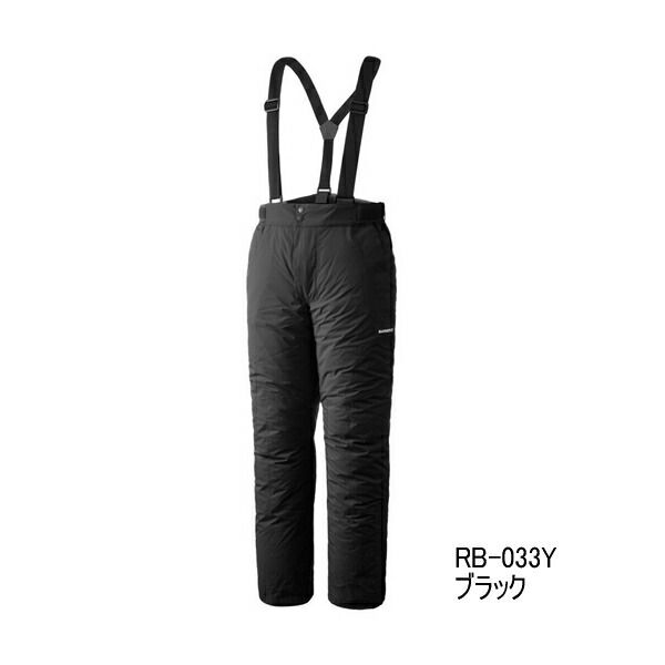≪ 25年9月新商品 ≫ シマノ ゴアテックス インサレーション パンツ 05 RB-033Y ブラック Mサイズ