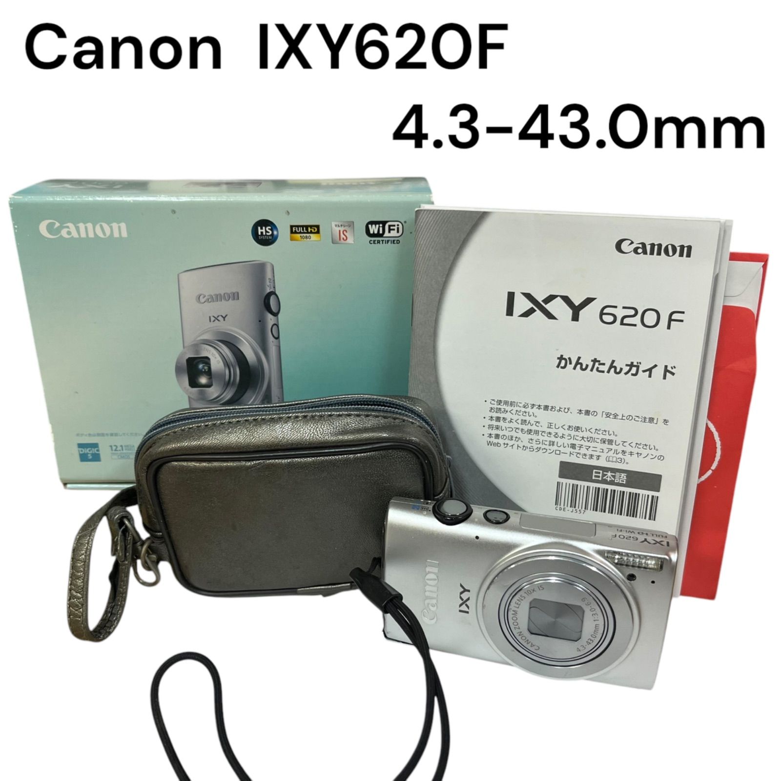 管28949】CANON キヤノン IXY 620F 4.3-43.0mm デジタルカメラ 