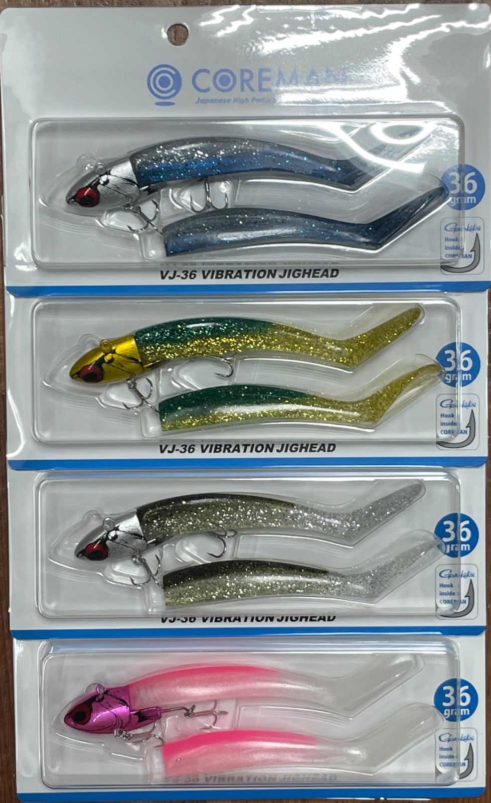全８種 セット 新品 COREMAN コアマン VJ36 VJ-36 VJ-36 VIBRATIONJIGHEAD NEWリリース | COREMAN - コアマン公式サイト