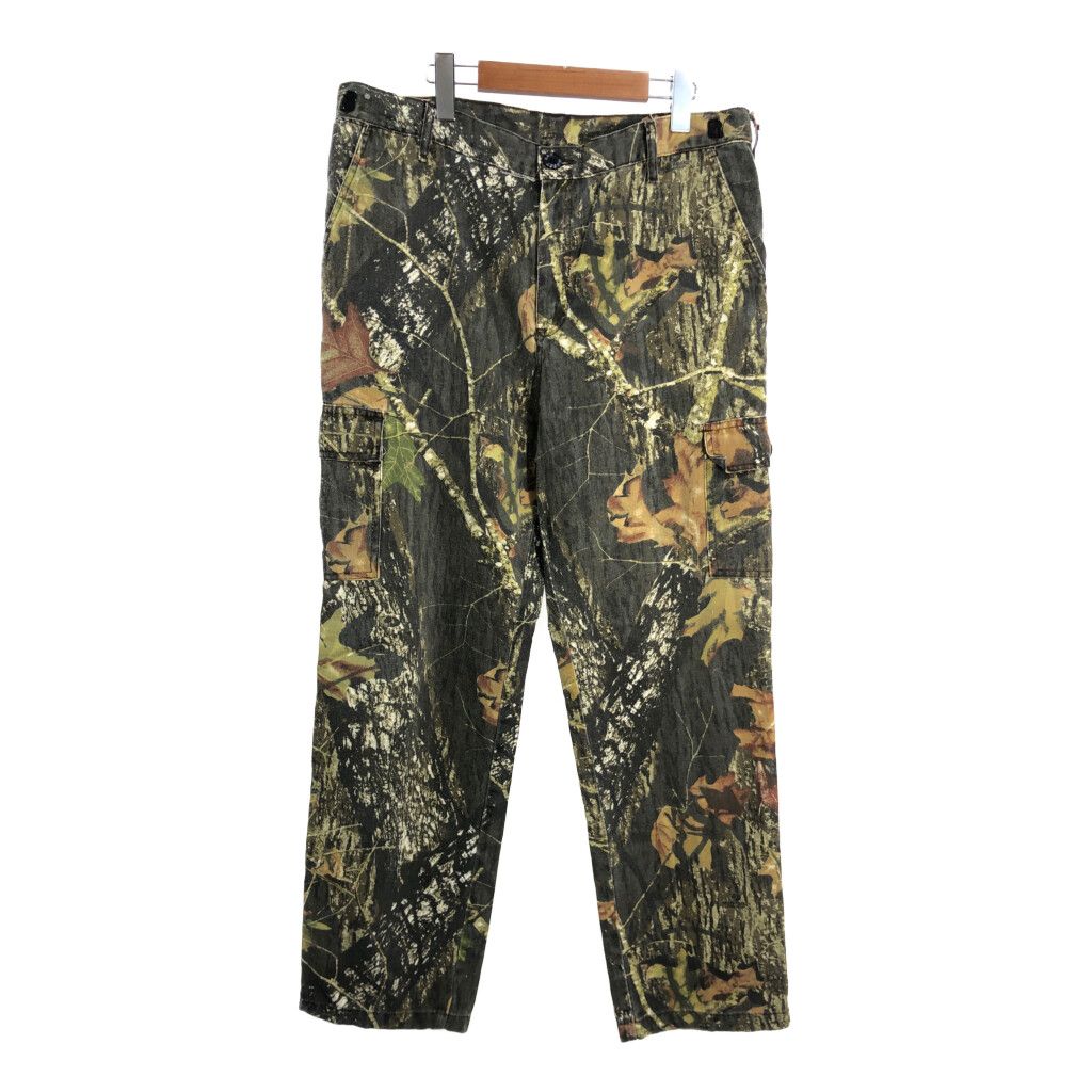 MOSSY OAK モッシーオーク リアルツリーカモ カーゴパンツ アウトドア カーキ (メンズ M) 中古 古着 T1324