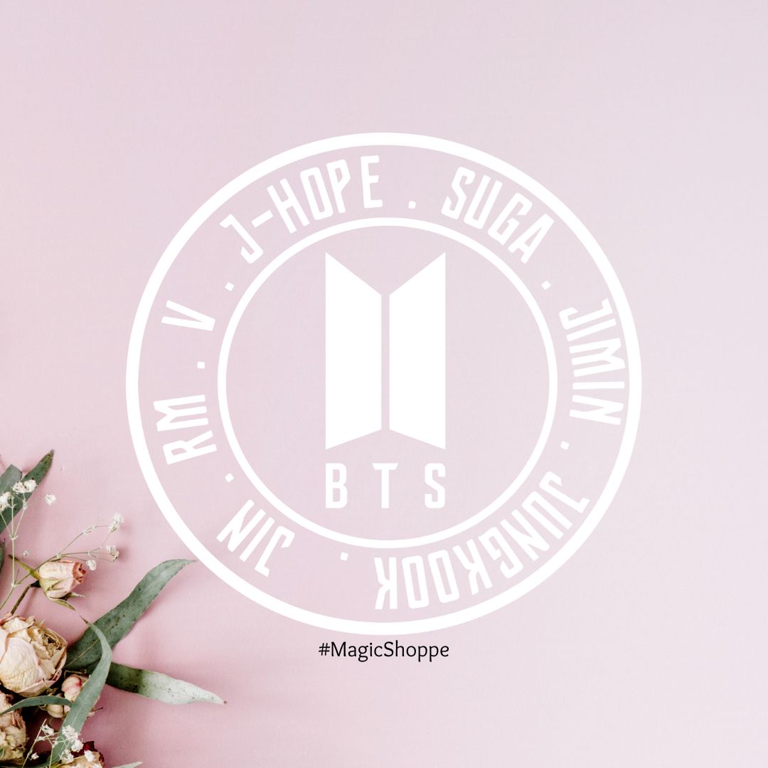 白」BTSメンバー名ロゴステッカー - MagicShoppe Stickers - メルカリ