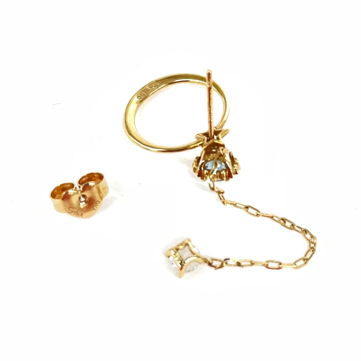 スタージュエリー ピアス k10 イエローゴールド BLOOMING STAR PIERCED 