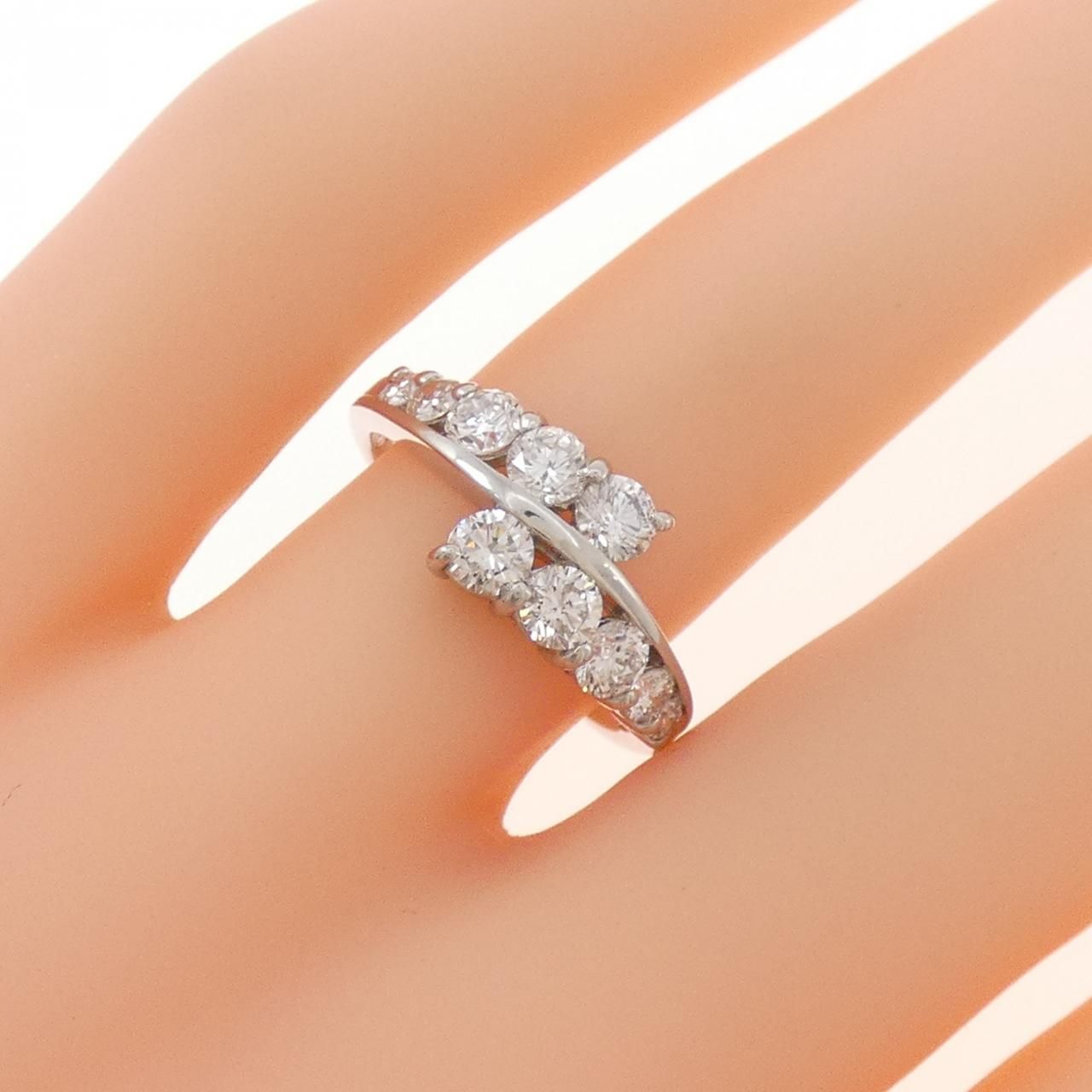 k18/pt900ダイヤモンド指輪 Classic CHESS プラチナ ダイヤモンド