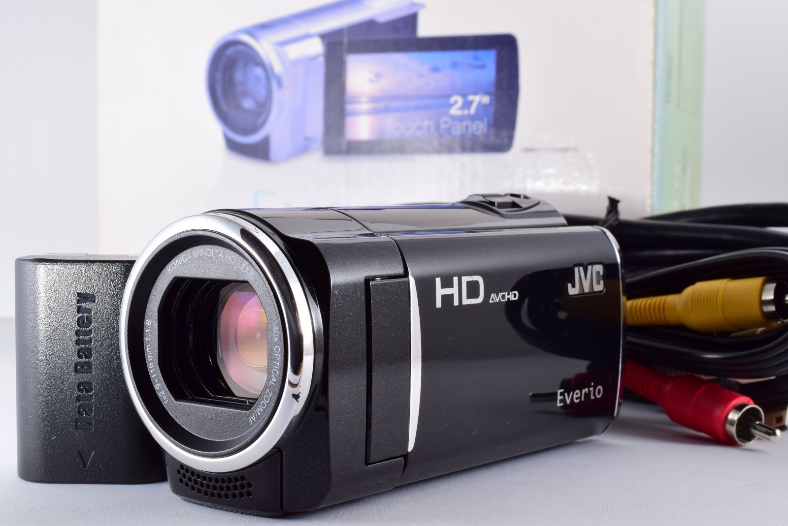 箱付き美品】JVC Everio GZ-HM450 B Black HDビデオカメラ エブリオ