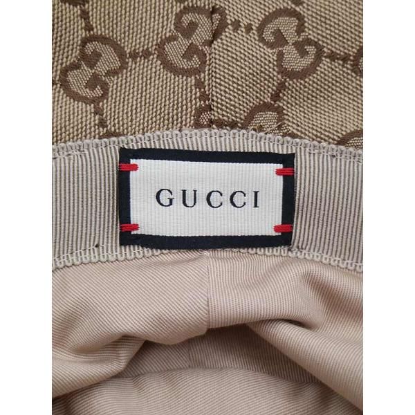 美品　GGキャンバス フェドラハット　ベージュ 値下げ可能 GUCCI グッチ GGキャンバスフェドラハット 576587 4HG62