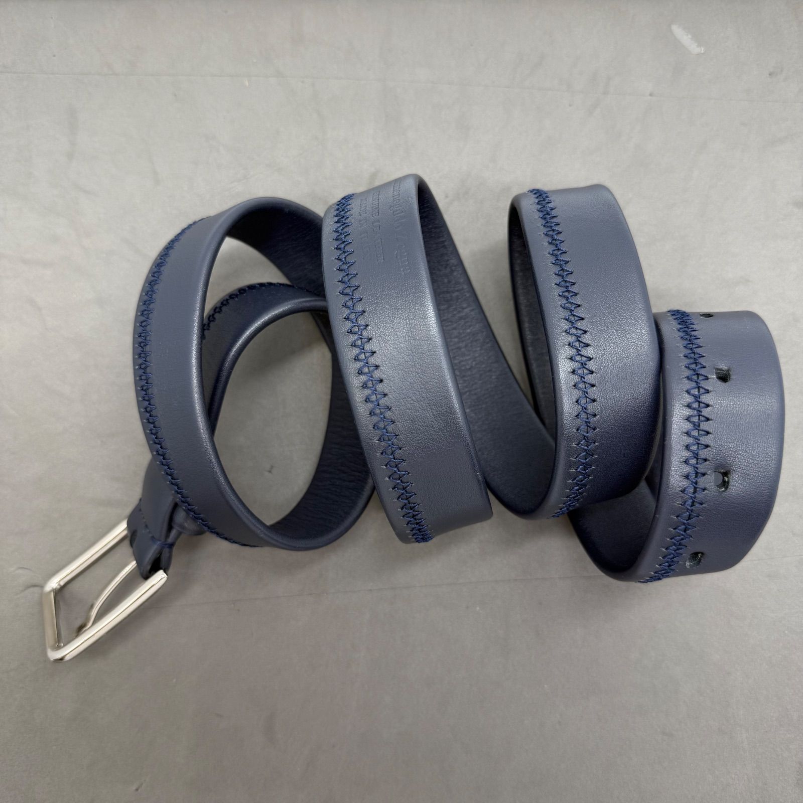 新品 Ermenegildo Zegna レザー ベルト XXX ゼニア クチュール 本革 イタリア製 【95】 327321 ZEGNA Ermenegildo Zegna エルメネジルドゼニア ベルト 牛革