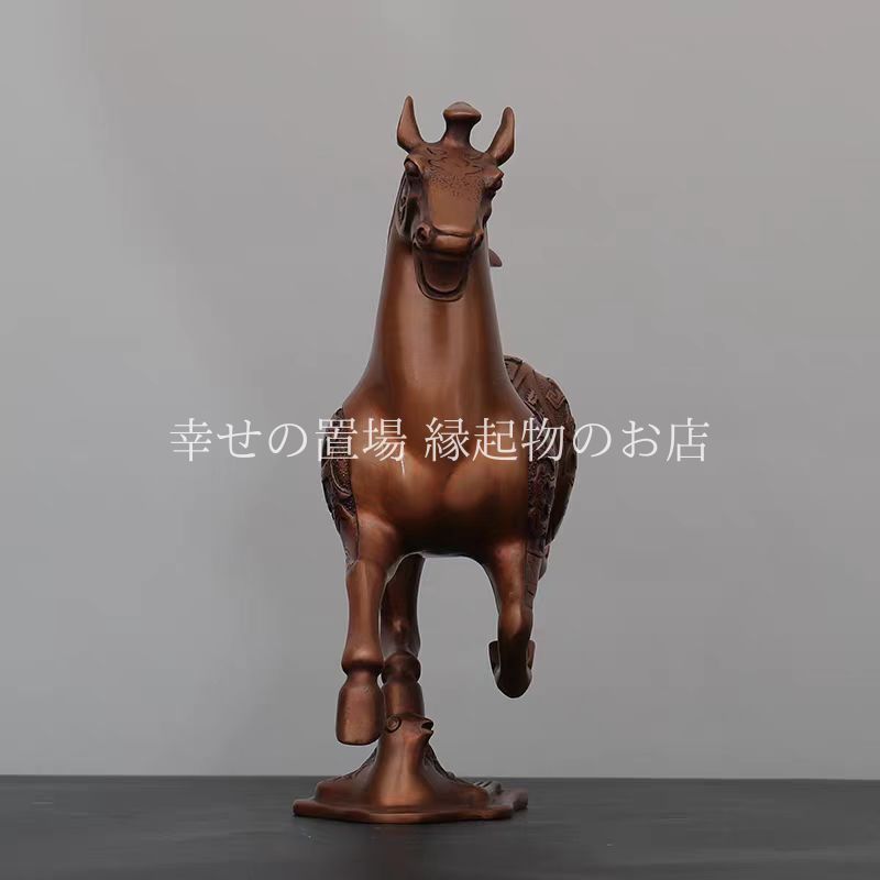 銅製馬踏飛燕 風水置物 工芸品 馬到成功 馬 置物 オブジェ ウマ 風水 開運 馬踏飛燕 馬の置物 開運風水