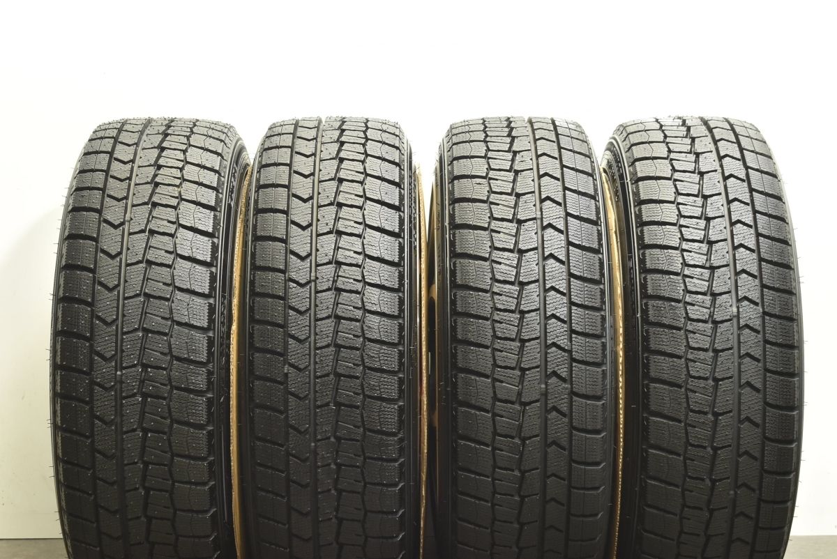 送料込み☆バリ山ダンロップスタッドレス☆195/65R15☆プリウス・ウィッシュ 完全売切 17年製 バリ溝 ダンロップ WINTER MAXX WM01 195/65R15 4本