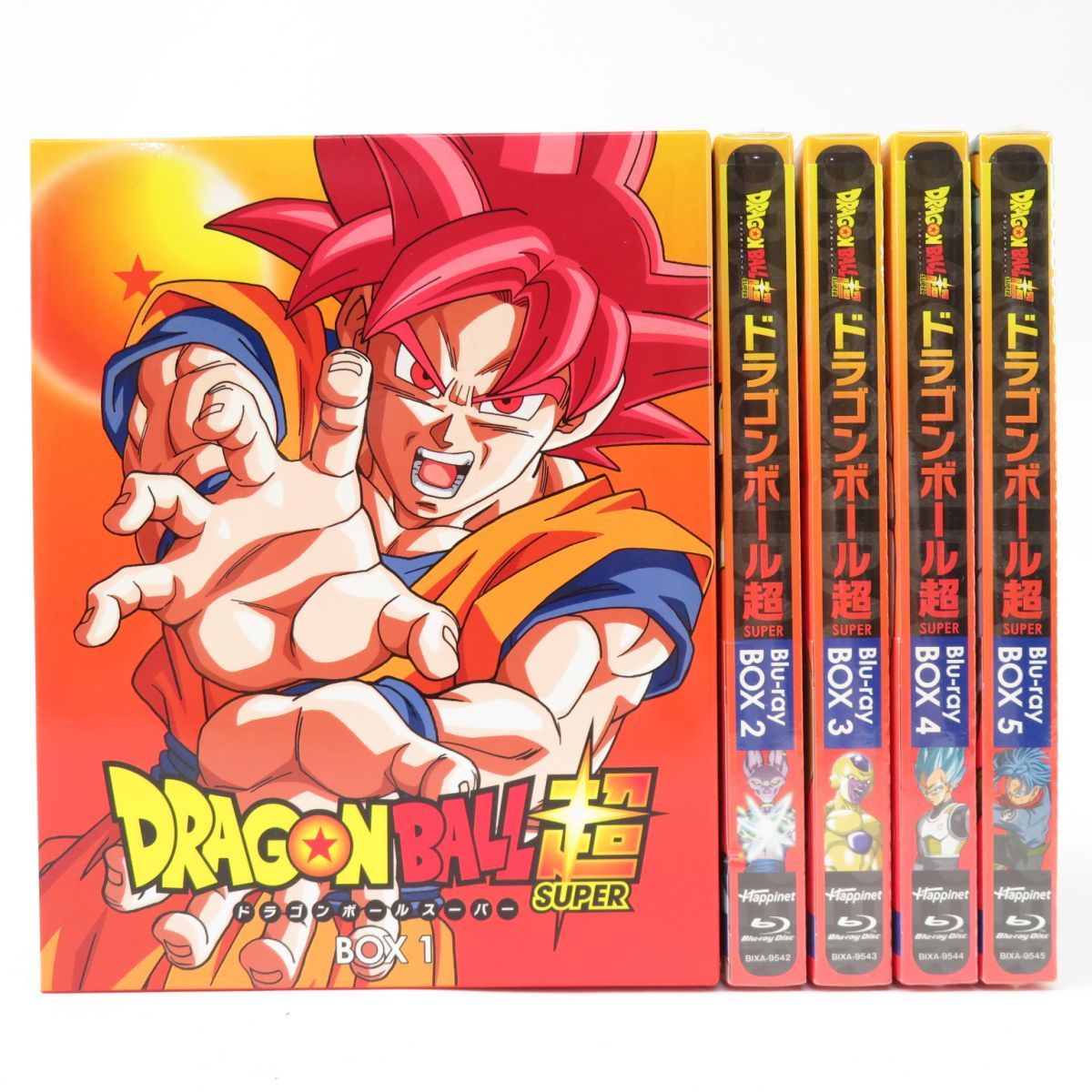 【2〜5:未開封】ドラゴンボール超 ドラゴンボールスーパー Blu-ray BOX 1〜5 セット ※1のみ中古