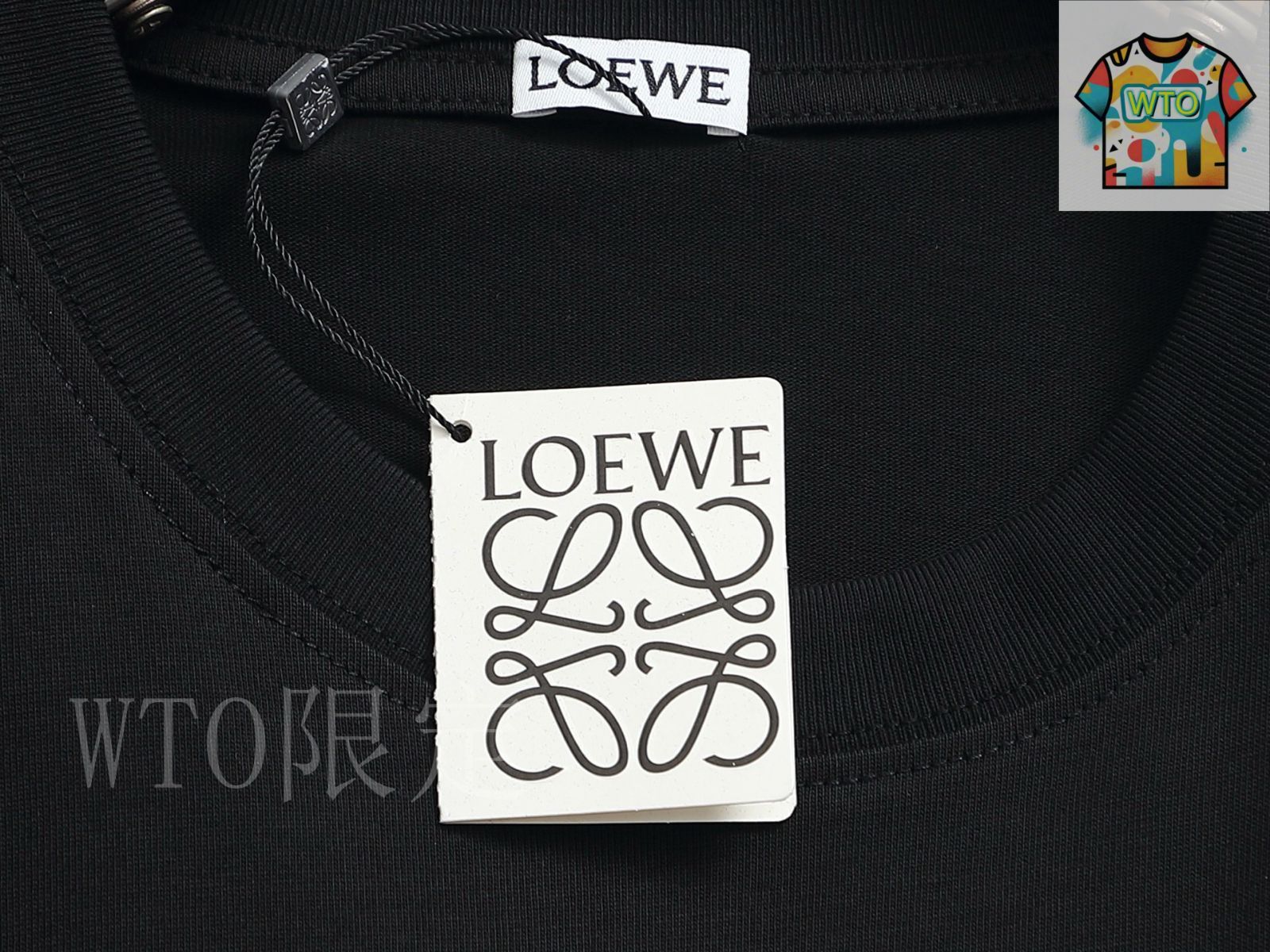 今日特価】LOEWE ロエベ ロゴ刺繍 クルーネック T シャツ - メルカリ