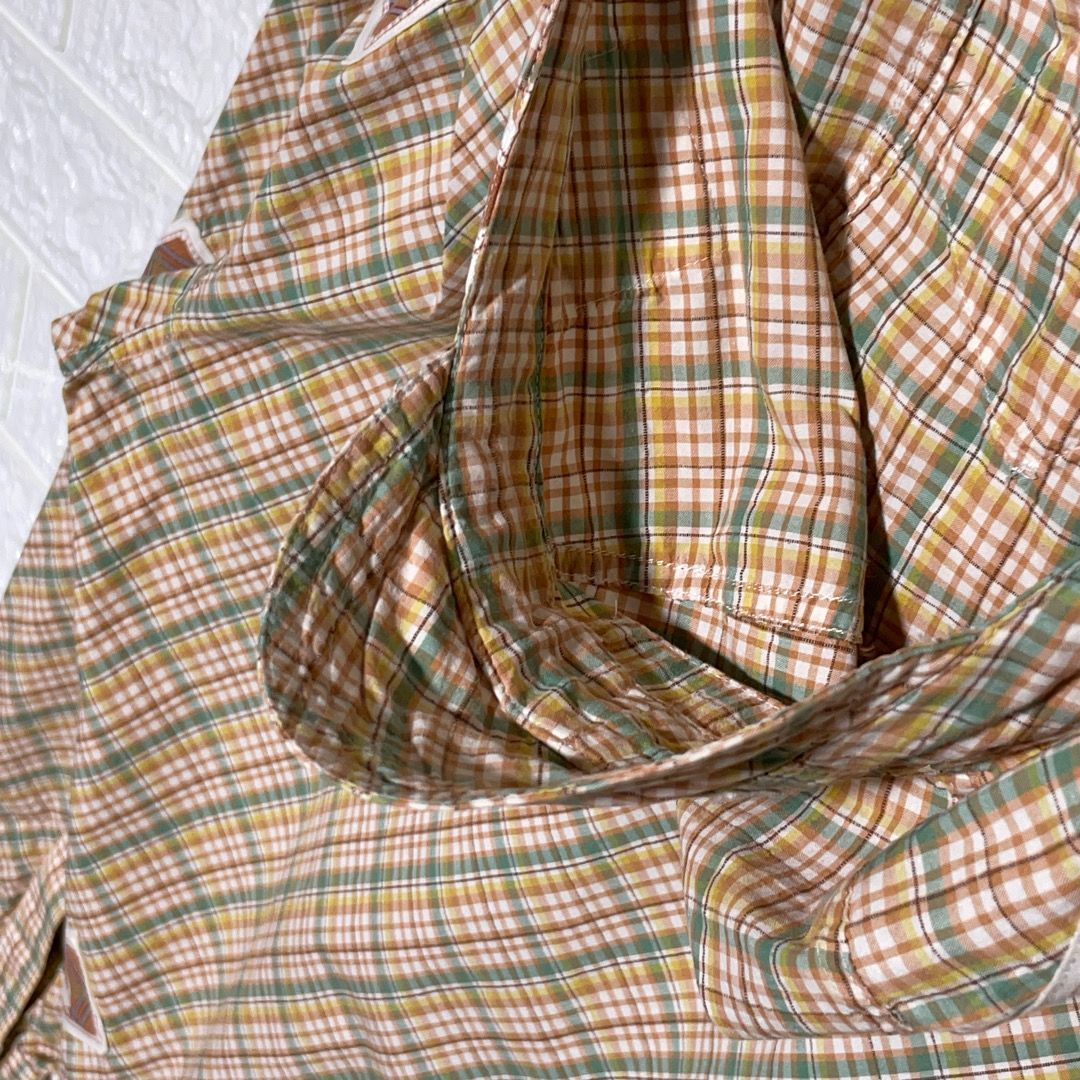  ピンクハウス シャツ パーカー チェック ワッペン アニマル フード パーカー トップス