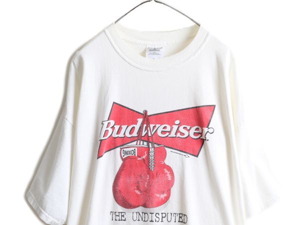 お得なクーポン配布中!】 90s バドワイザー プリント 半袖 Tシャツ XXL オフィシャル 企業 ロゴ メルカリShops