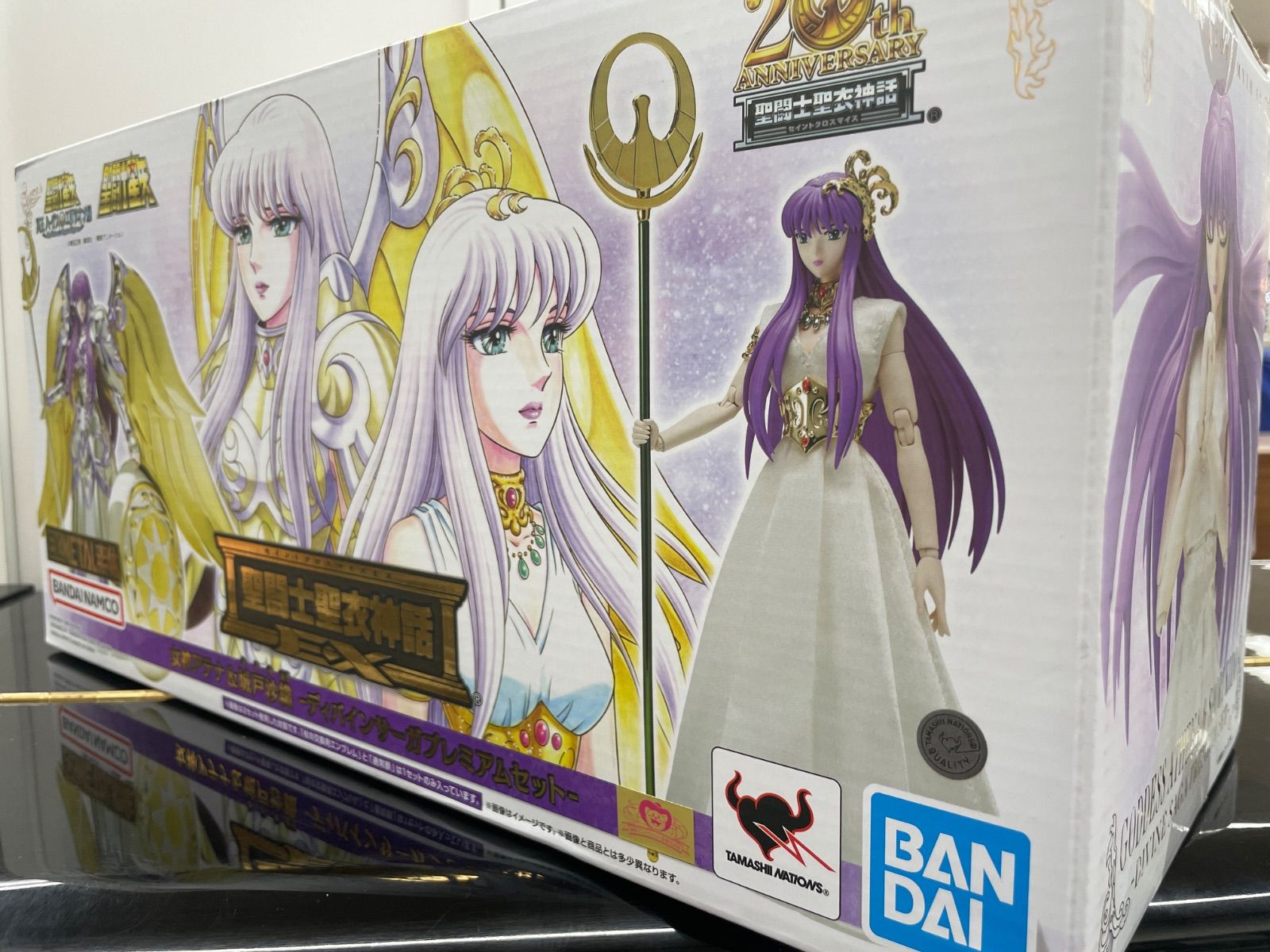 BANDAI - 聖闘士聖衣神話EX　城戸沙織　ディバインサーガプレミアムセット　※単品販売です 聖闘士聖衣神話EX 女神アテナ＆城戸沙織 －ディバインサーガ