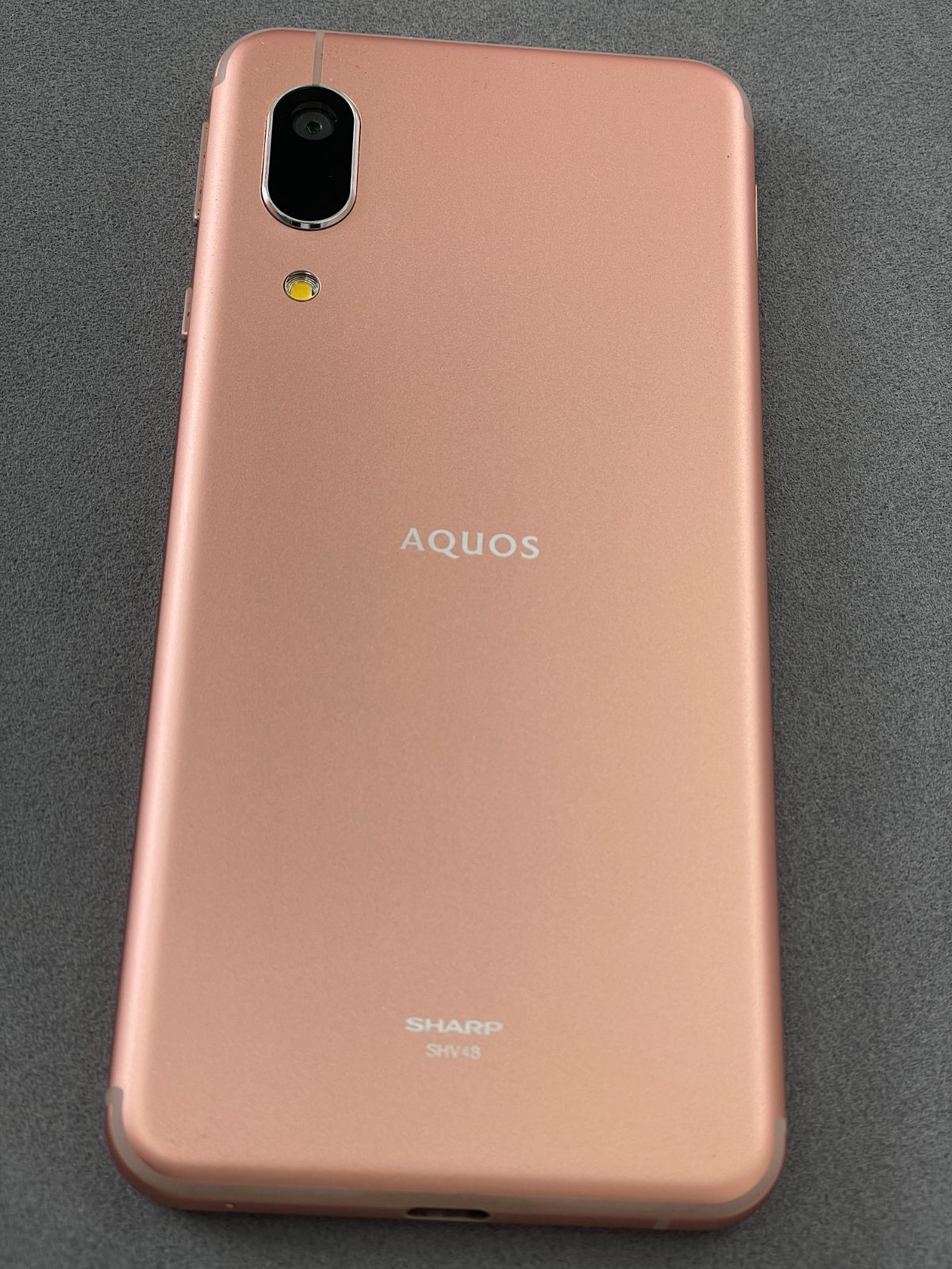 D【中古】スマホ アンドロイド AQUOS sense3 basic SHV48 ピンク