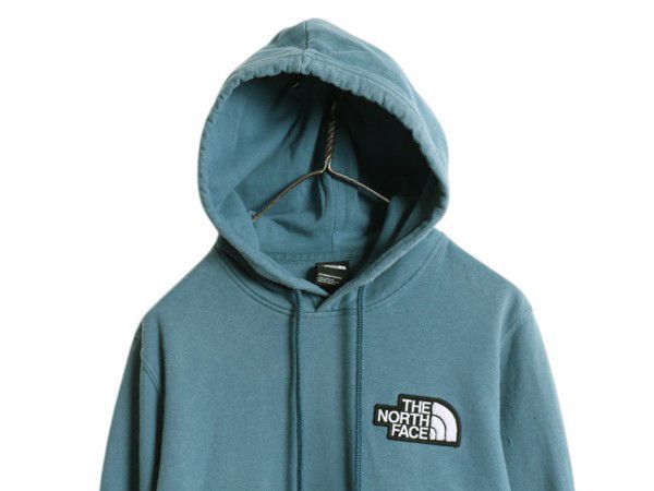 US企画 ノースフェイス スウェット フード パーカー レディース М 古着 The North Face プルオーバー トレーナー 裏起毛 サガラ ワッペン THE NORTH FACE - US企画 ノースフェイス スウェット フード パーカー