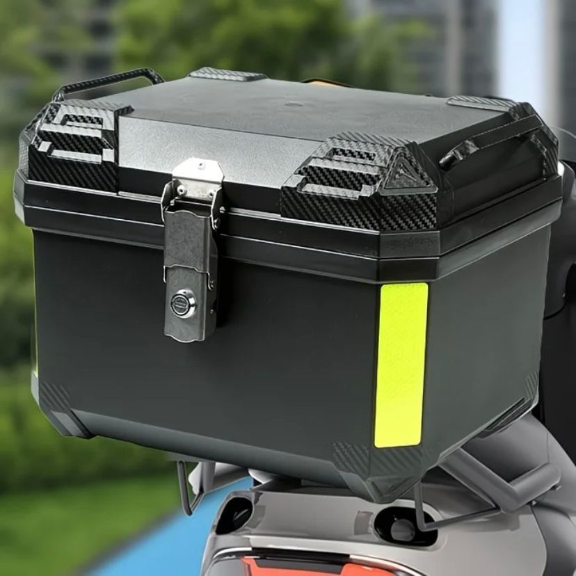 バイク リアボックス 大容量｜電動バイク対応 取り外し 防水 収納ボックス デリバリー用 非アルミ合金 軽量タイプ FFCRYSTALESIA_COM