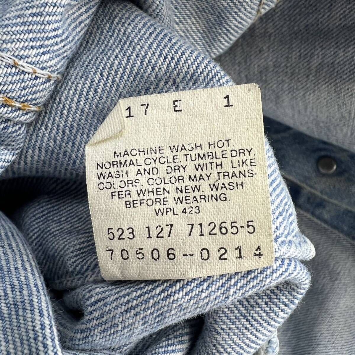 80s ☆ LEVIS ☆ リーバイス 70506-0214 USA製 ダメージ デニム 