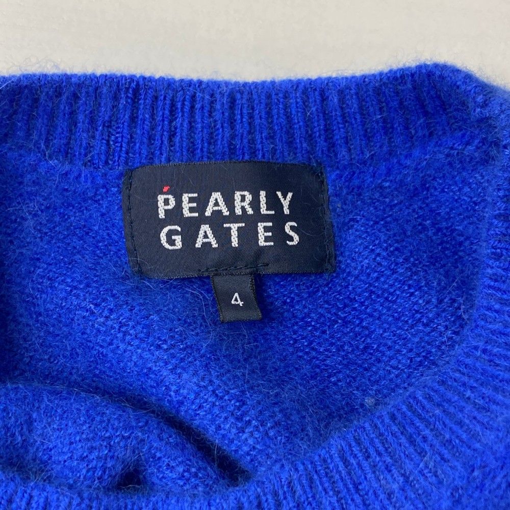 サイズ：4 PEARLY GATES パーリーゲイツ ウールニットセーター