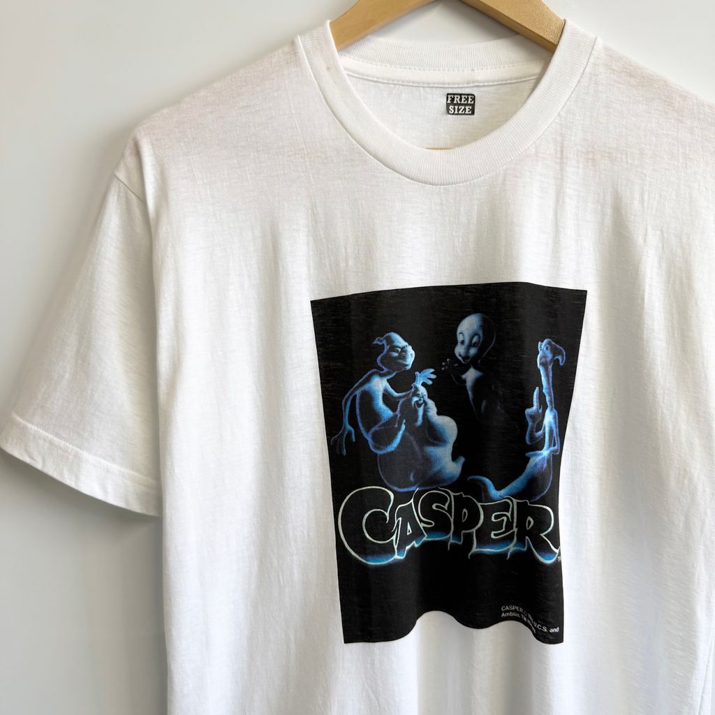Casper キャスパー 95年 USA製 デッドストック Tシャツ 映画Tee Casper キャスパー 95年 USA製 デッドストック Tシャツ 映画Tee
