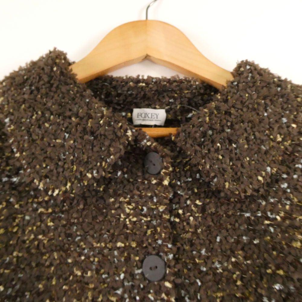 美品 FOXEY BOUTIQUE フォクシー 15747 ジャケット 40 Mサイズ相当