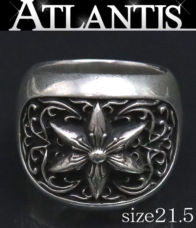 CHROME HEARTS 銀座店 クロムハーツ クラシック オーバルスター リング 指輪 シルバー SV925 約21.5号 99959