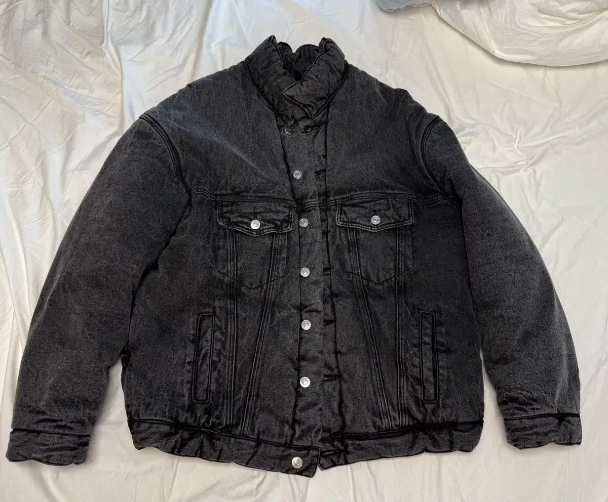 交差点 BALENCIAGA(バレンシアガ) 味 オーバーサイズ パデッド デニム ジャケット 2