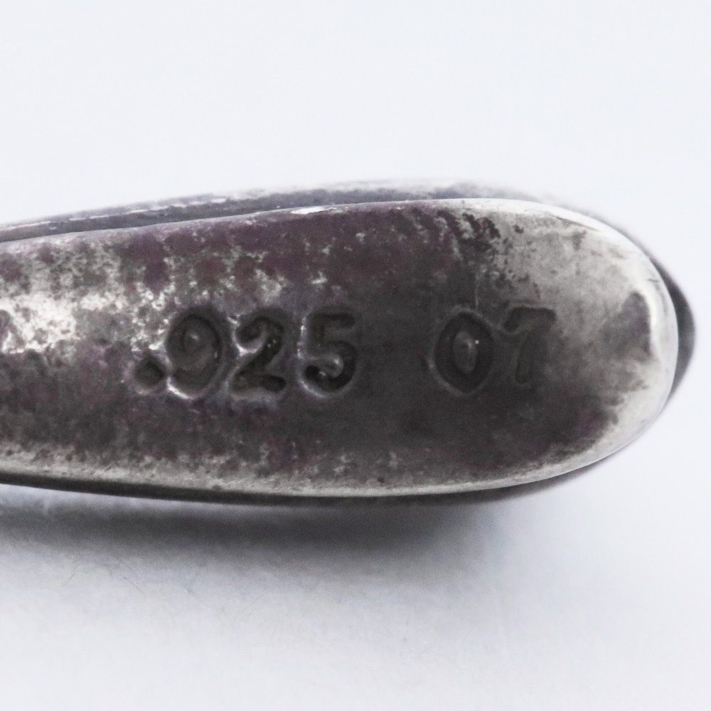 CHROME HEARTS クロステイルドロップ ピアス 片耳 シルバー