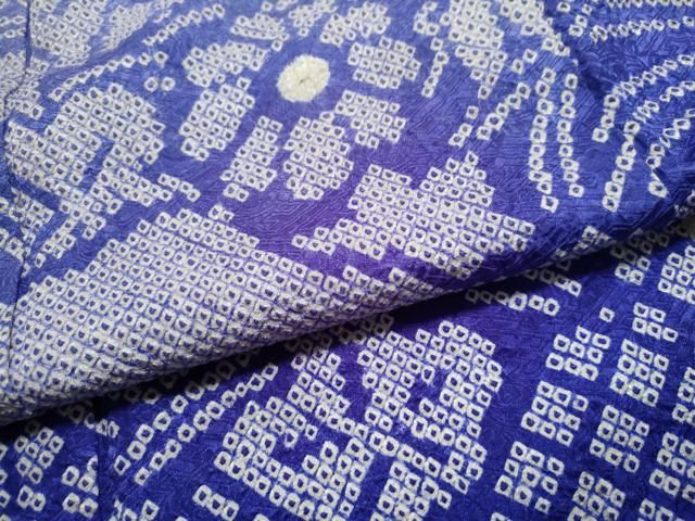 平和屋着物○豪華振袖 総絞り 舞花文 暈し染め 正絹 逸品 CAAS7575yc